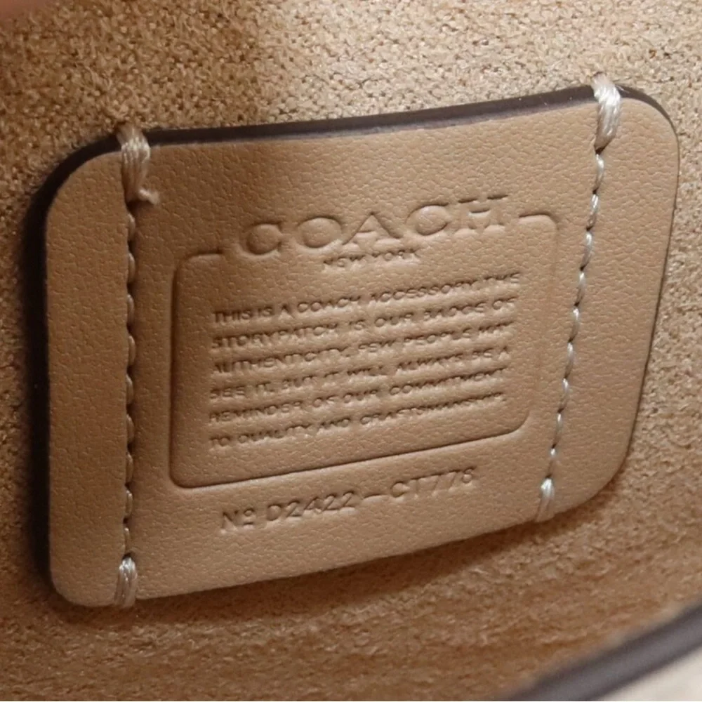 Coach TONI Chalk Ivory Crossbody Bag With Detachable Strap NWOT 2024 - Picture 9 of 10